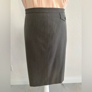 Ann Taylor Charcoal Pencil Skirt